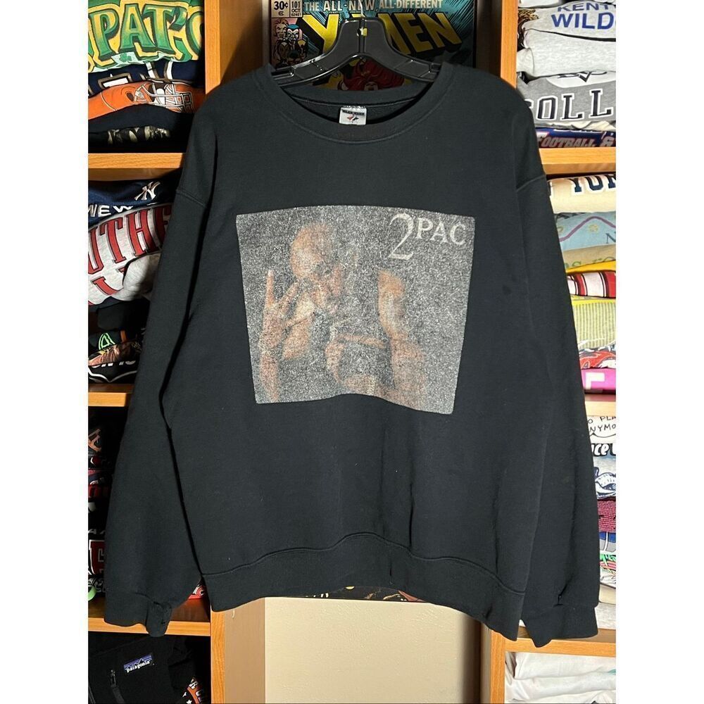 Vintage Y2K 2Pac Tupac Shakur Rap Sweater